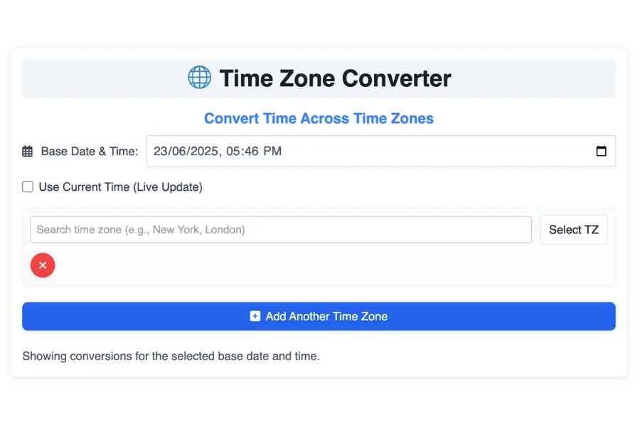 Time Zone Converter